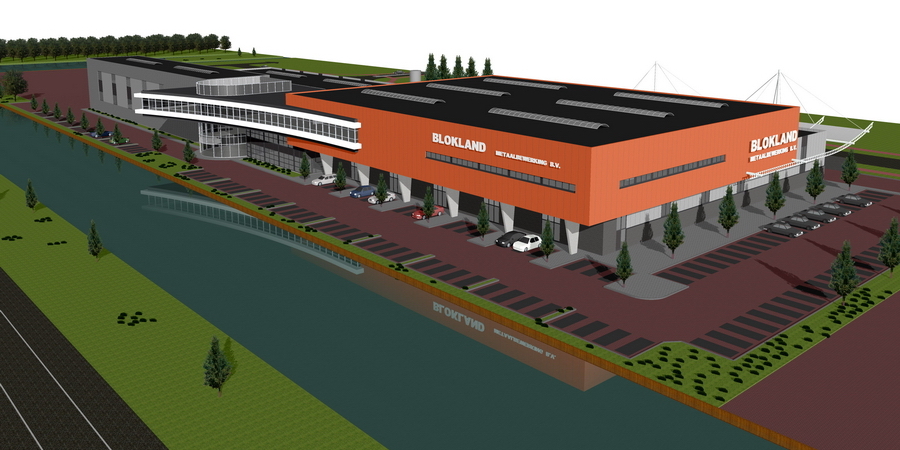 architect bedrijfspand productiehal hardinxveld Brand I BBA Architecten