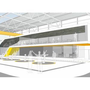 architect ontwerp innovation center Heerema Zwijndrecht Brand I BBA Architecten