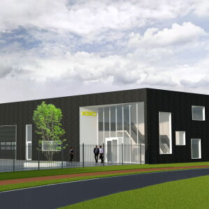nieuwbouw bedrijfspand kantoor KSO Papendrecht Brand I BBA Architecten
