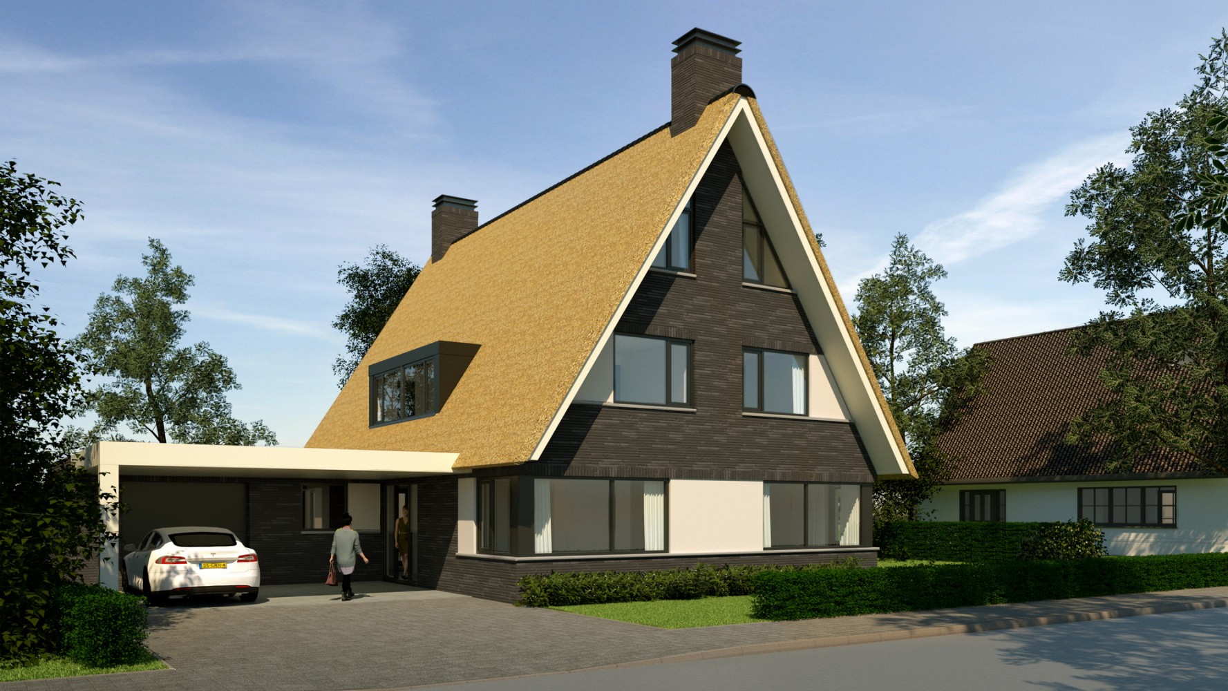 Architect Modern Landelijke Woning Brand I Bba Architecten