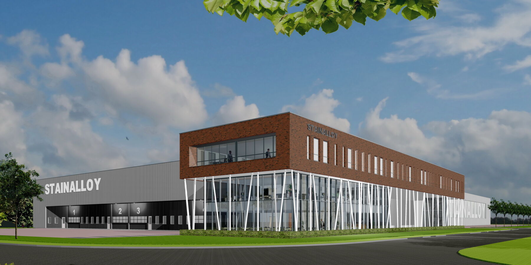 architect bedrijfspand kantoor warehouse Gorinchem Brand I BBA Architecten