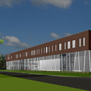 nieuwbouw warehouse kantoor bedrijfspand Gorinchem Brand I BBA Architecten